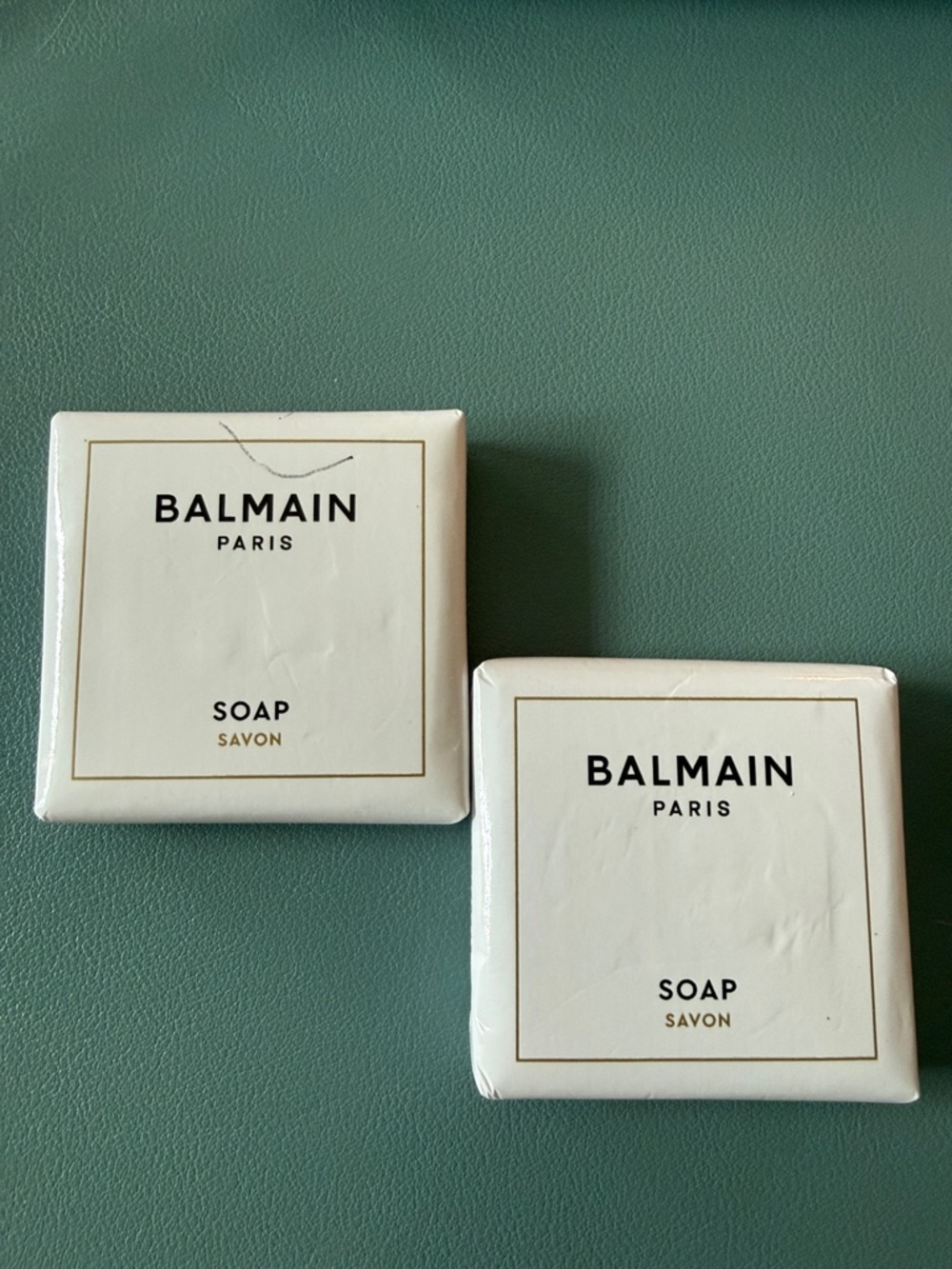 Luxurious BALMAIN Paris Guest Soap‎ Set – Set of 2